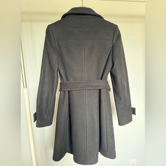 Aritzia Babaton virgin wool & cashmere trenchcoat-style winter jacket with belt - Picture 2 of 5